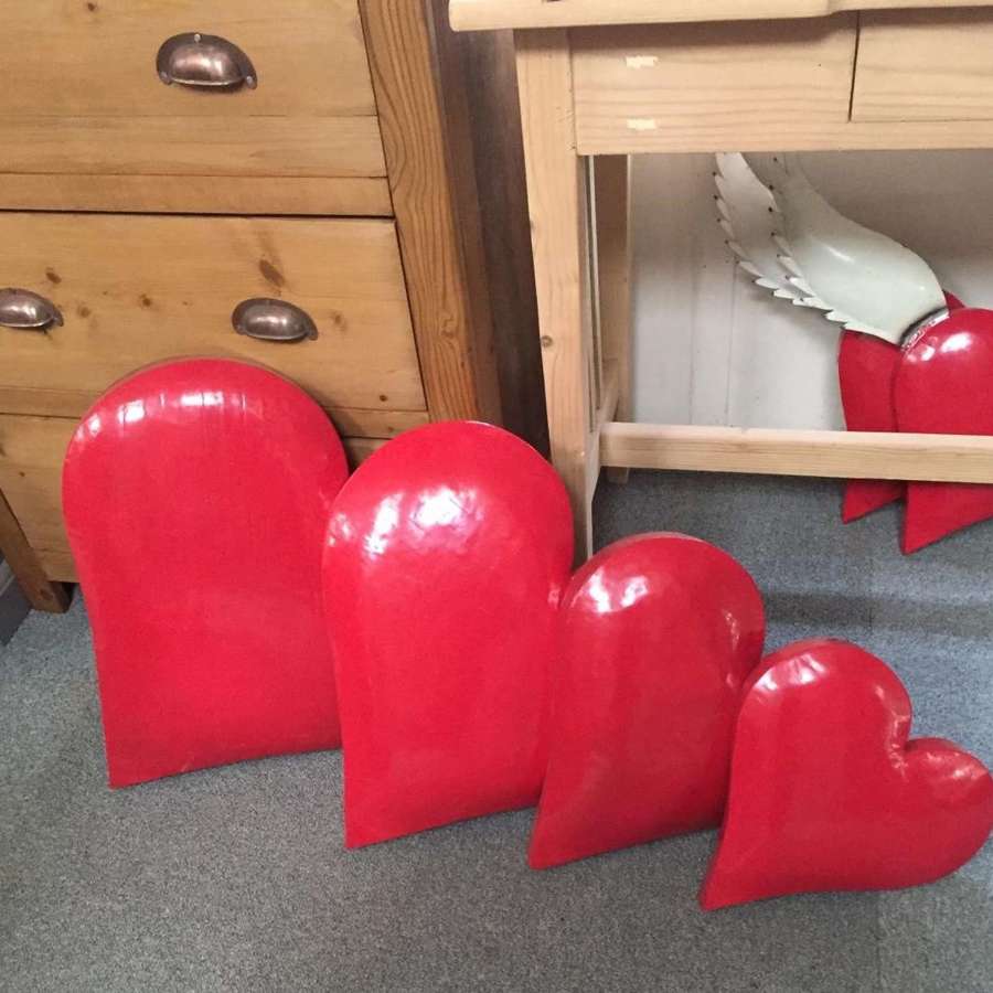 Hearts From Oil Drums