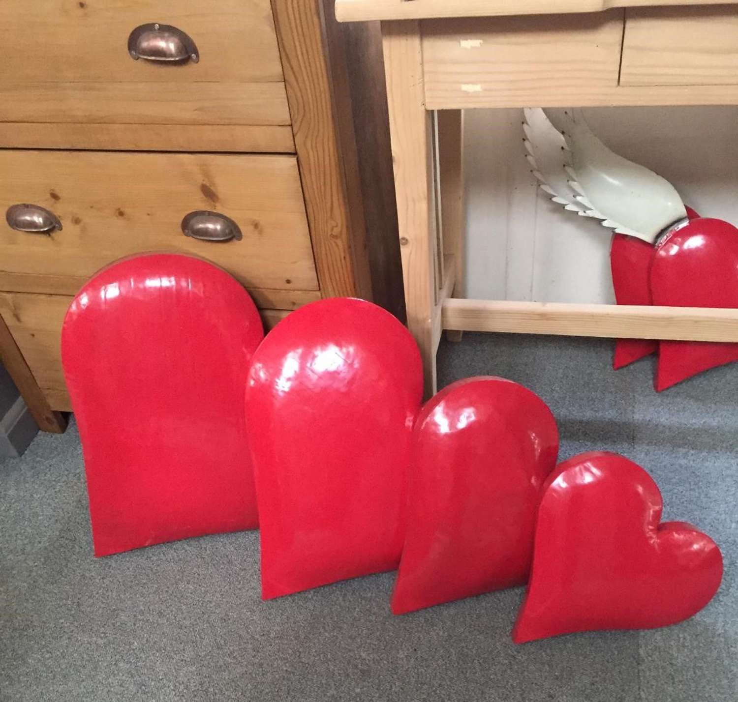 Hearts From Oil Drums