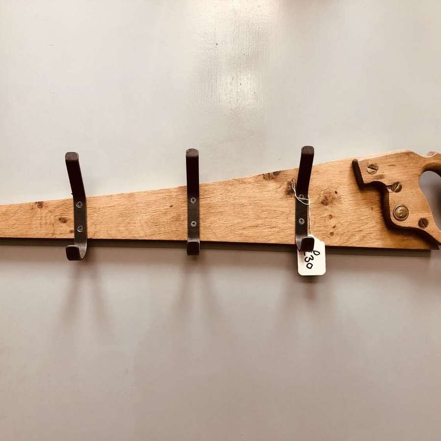 Saw Design Coat Hook Rack
