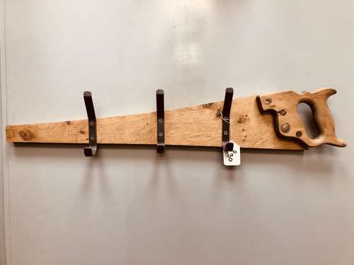 Saw Design Coat Hook Rack