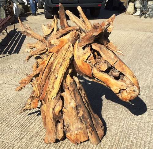 Driftwood Horse Head