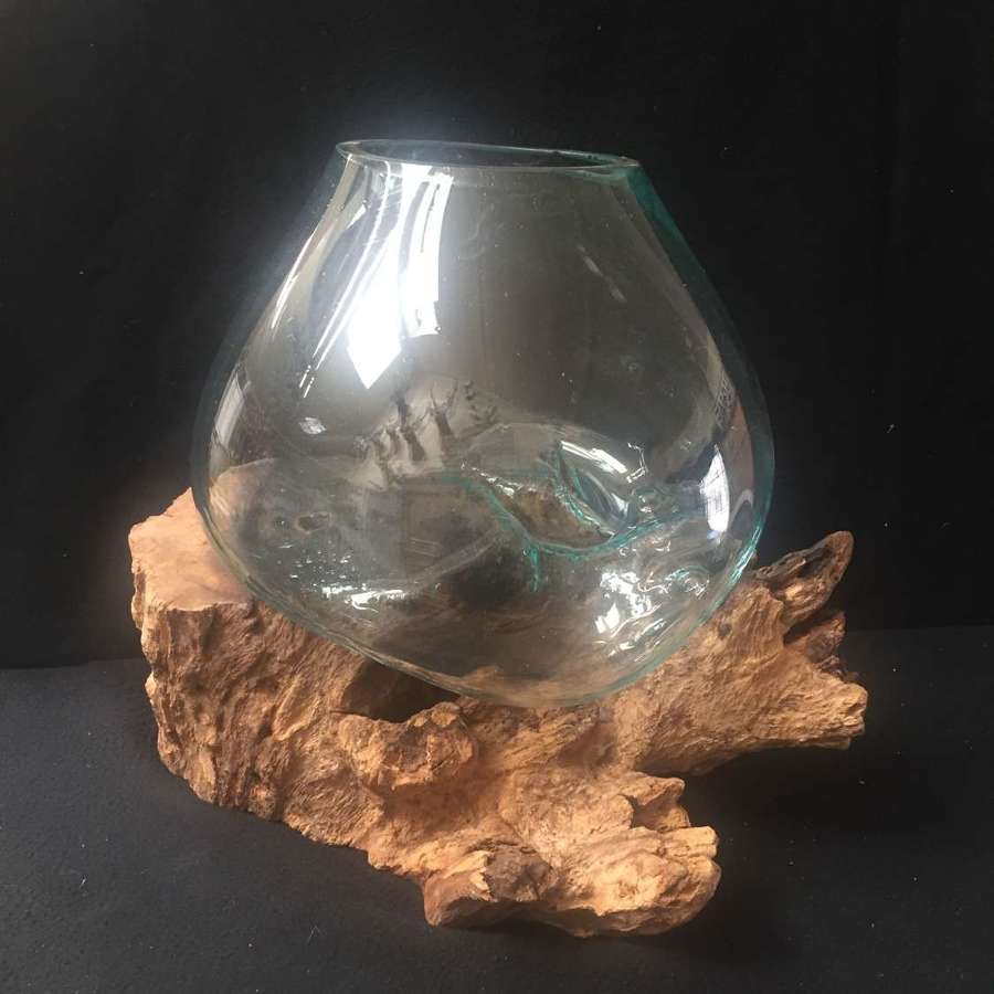 Glass Root Vase