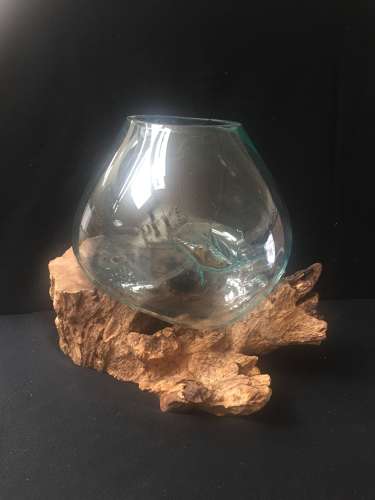 Glass Root Vase